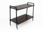 vintage side table met wieltjes, Ophalen of Verzenden, Huis en Inrichting