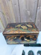 Antiek theeblik, Ophalen of Verzenden, Gebruikt, Thee, Overige merken