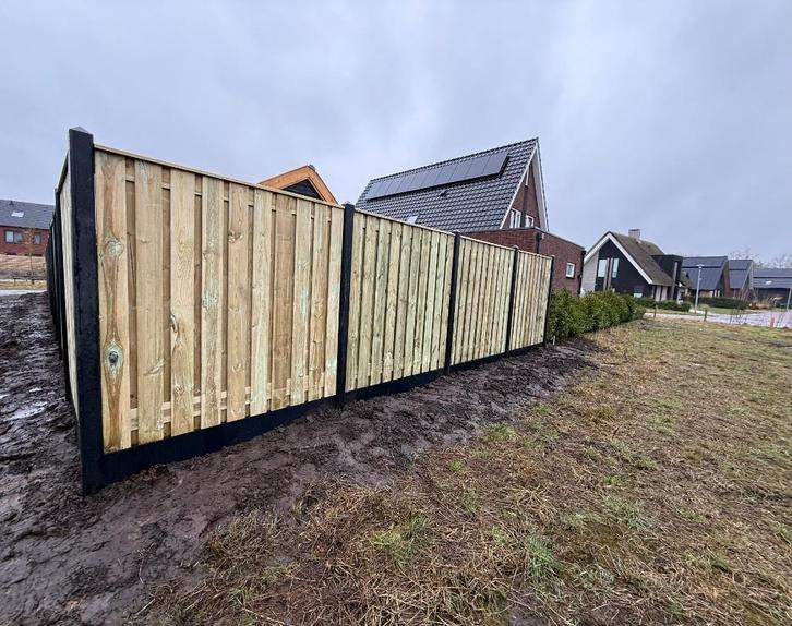 Hout-beton schuttingen, Gratis offerte!, Tuin en Terras, Schuttingen, Nieuw, Minder dan 3 meter, Ophalen