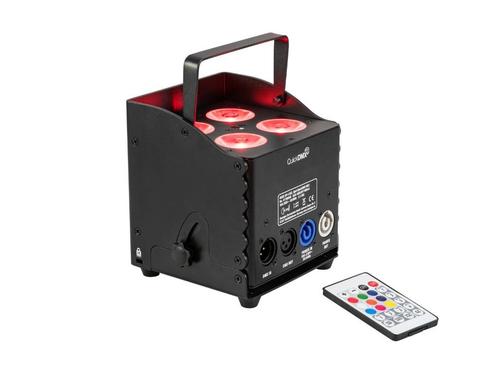 EUROLITE AKKU UP-4 QCL Spot QuickDMX MK2, Muziek en Instrumenten, Licht en Laser, Nieuw, Licht, Geluidgestuurd, Kleur, Stroboscoopeffect