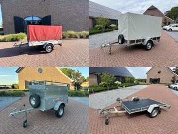 Aanhangers & aanhangwagens te huur! In alle soorten en maten beschikbaar voor biedingen