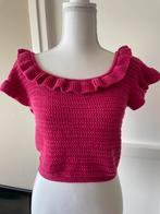 NIEUW H&M crochet top fuchsia roze gehaakt maat M, Maat 38/40 (M), Nieuw, Ophalen of Verzenden, Korte mouw