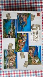 5x 1000 stukjes puzzels Cinque Terre, Ophalen of Verzenden, 500 t/m 1500 stukjes, Gebruikt, Legpuzzel