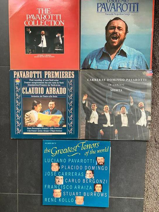 Pavarotti & Tenoren LP Collectie - ZGAN, Cd's en Dvd's, Vinyl | Klassiek, Zo goed als nieuw, Romantiek, Opera of Operette, 12 inch