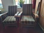 Rookstoelen, Huis en Inrichting, Stoelen, Gebruikt, Twee, Bruin, Vintage