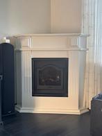 Sfeervolle hoekschouw voor ombouw sfeerhaard, Huis en Inrichting, Haarden, Ophalen, Gebruikt, Vrijstaande haard, Elektrische haard