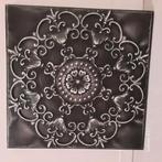 Mooi metalen schilderij  Black Silver, Ophalen, Nieuw