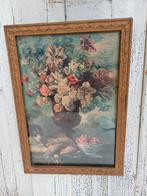 Stilleven, Frans prentje, schilderij, bloemen, portret, Verzenden
