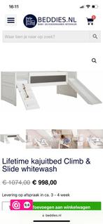 Halfhoogslaper Lifetime climb & slide, Kinderen en Baby's, Kinderkamer | Stapelbedden en Hoogslapers, Gebruikt, Ophalen of Verzenden