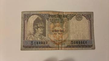 Nepal 10 rupees beschikbaar voor biedingen
