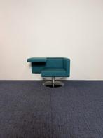 Offecct Solitaire design fauteuil, mintblauw, chroom frame, Huis en Inrichting, Fauteuils, Ophalen, Gebruikt, Minder dan 75 cm