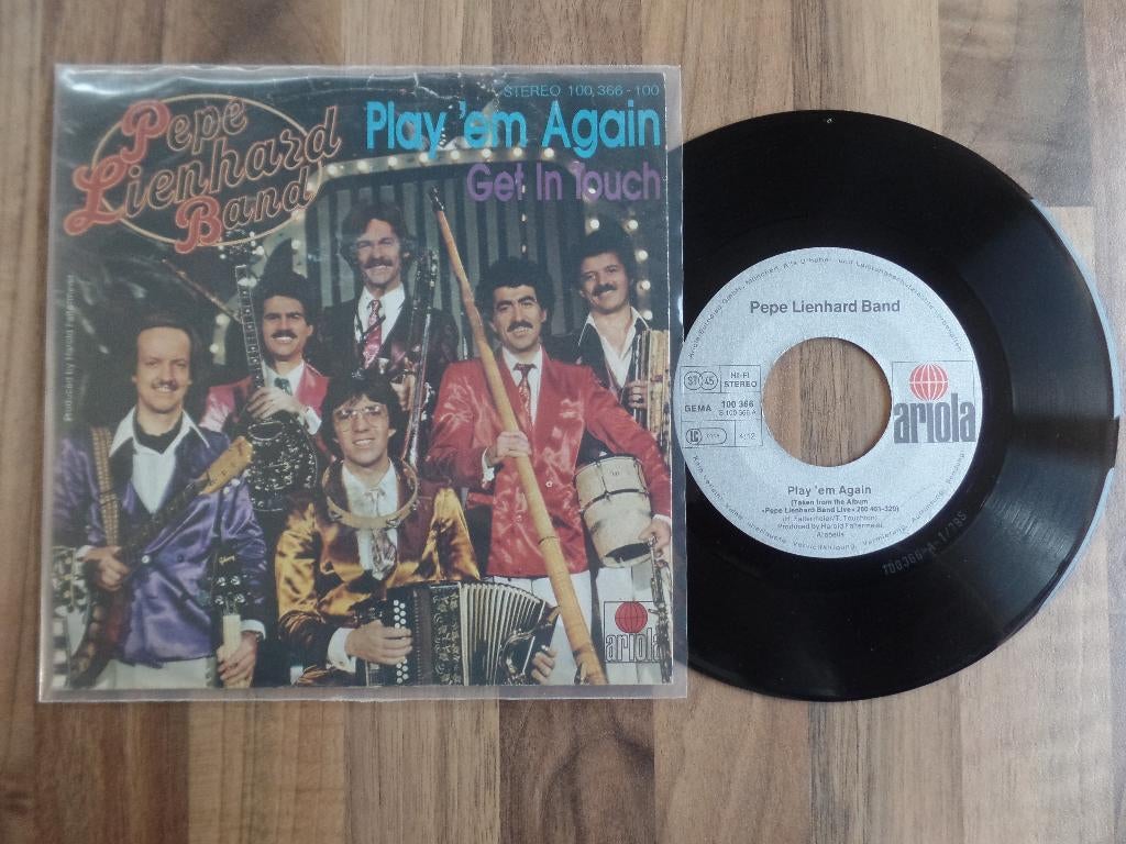 single  Pepe Lienhard Band - Play' Em Again, Cd's en Dvd's, Vinyl Singles, Gebruikt, 7 inch, Single, Ophalen of Verzenden