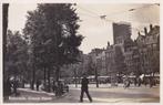 667G Rotterdam, Grote Markt, 5x autobus, kerk in de steigers, Verzamelen, Ansichtkaarten | Nederland, Ophalen of Verzenden, 1920 tot 1940