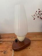 Retro tafellampje teakhout, Ophalen of Verzenden, Huis en Inrichting