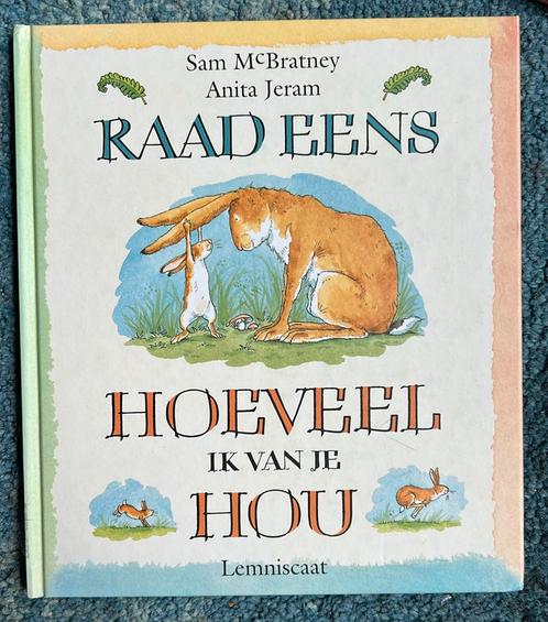 Anita Jeram - Raad eens hoeveel ik van je hou, Boeken, Prentenboeken en Plaatjesalbums, Zo goed als nieuw, Ophalen of Verzenden