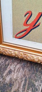 Authentiek reclame karton, herdrukt door Banania 80'r jaren., Ophalen, Reclamebord, Gebruikt, .