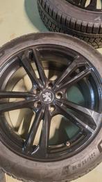 Winterbanden 5x108 peugeot 225/55/18, Auto-onderdelen, Banden en Velgen, Ophalen, Velg(en), 16 inch, Winterbanden