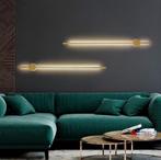 Lijn Led Wandlamp Goud stang Staaf 60cm muurlamp luxe modern, Huis en Inrichting, Lampen | Wandlampen, Nieuw, Ophalen of Verzenden