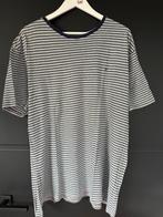 Tommy Hilfiger xl t-shirt blauw grijs gestreept, Verzenden, Zo goed als nieuw, Maat 56/58 (XL), Blauw