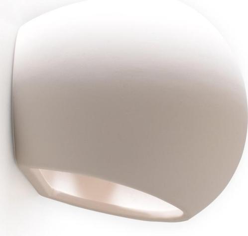 Wandlamp Keramische Globe - E27 - Wit, Huis en Inrichting, Lampen | Wandlampen, Nieuw, Kunststof, Ophalen of Verzenden