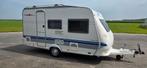 Aangeboden mooie HOBBY DE LUXE EASY 400, Caravans en Kamperen, Hobby, Treinzit, Particulier, Reservewiel