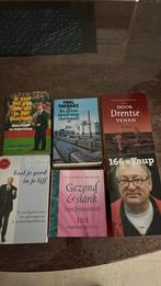 6 x diverse boeken Cruijff- Joep van 't Hek-Drenthe- gezond., Ophalen of Verzenden, Zo goed als nieuw