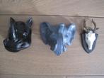 Neushoorn 11/14. Olifant 13/15 cm. Reebok 8/15 cm., Kinderen en Baby's, Kinderkamer | Inrichting en Decoratie, Ophalen of Verzenden
