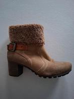 Suede korte laars, Kleding | Dames, Ophalen of Verzenden, Zo goed als nieuw, Bruin