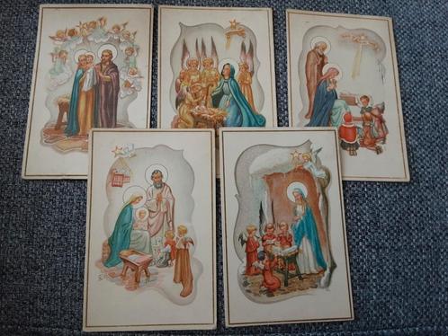 Kerstkaarten Goudserie 1945, 1946 samen €5, Verzamelen, Ansichtkaarten | Themakaarten, 1940 tot 1960, Overige thema's, Ophalen of Verzenden