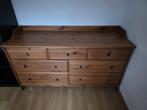 Houten commode met lades, Ophalen, Met plank(en), Gebruikt, 100 tot 150 cm