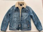 Scotch&Soda spijkerjas met teddy voering maat 152, Ophalen of Verzenden, Zo goed als nieuw, Jongen of Meisje, Jas