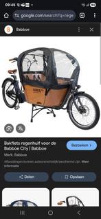 Babboe bakfiets city regentent/kap, Fietsen en Brommers, Fietsen | Bakfietsen, Ophalen of Verzenden, Zo goed als nieuw, 4 kinderen of meer
