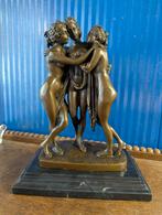 De drie gratiën. Brons . Sculptuur, Antiek en Kunst, Ophalen of Verzenden