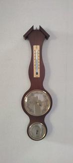 Antieke Barometer met Thermometer & Hygrometer, Ophalen of Verzenden, Gebruikt, Barometer