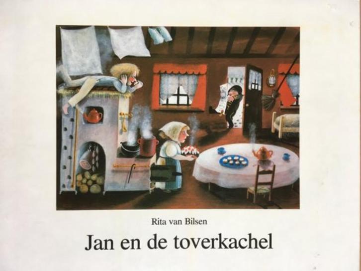 JAN EN DE TOVERKACHEL Rita van Bilsen en Inneke Ris, Boeken, Kinderboeken | Jeugd | onder 10 jaar, Zo goed als nieuw, Fictie algemeen