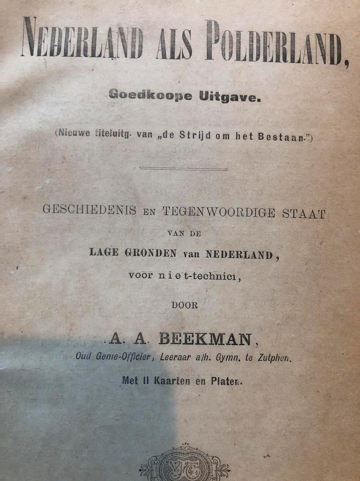 Oude Polderboeken Collectie, Boeken, Geschiedenis | Vaderland, Gelezen, 19e eeuw, Ophalen of Verzenden