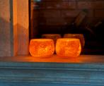Uniek mooie DutZ windlichten topaz-goud nieuw - set van 2 st, Huis en Inrichting, Ophalen of Verzenden, Nieuw, Overige materialen