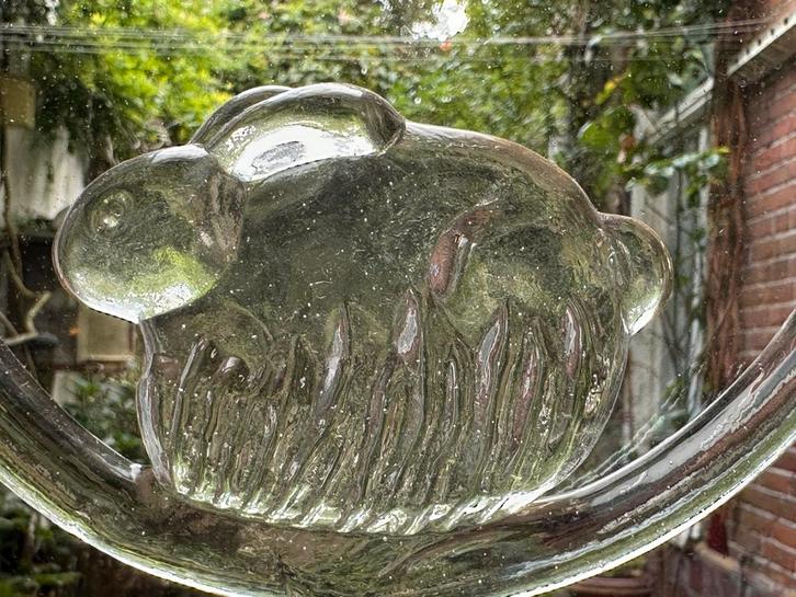 Konijn Glas Decoratie Raamhanger, Antiek en Kunst, Antiek | Glas en Kristal, Ophalen of Verzenden