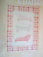 Borduurpatroon  Sofa`s Bank met ruiten rand merklap 9975, Verzenden, Nieuw, Handborduren, Patroon