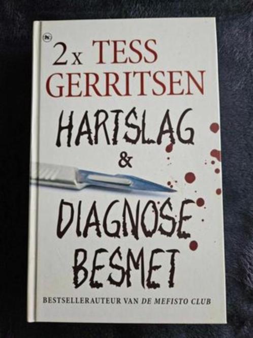 Tess Gerritsen - Hartslag & diagnose besmet, Boeken, Thrillers, Zo goed als nieuw, Ophalen of Verzenden