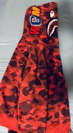 Bape Hoodie Rood Orgineel L, Kleding | Heren, Truien en Vesten, Maat 52/54 (L), Ophalen of Verzenden, Zo goed als nieuw, Bape