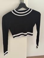 H&M Long-sleeved Top, Maat 38/40 (M), H&M, Zwart, Nieuw
