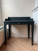 Bureau hout donkerblauw, Huis en Inrichting, Bureaus, Ophalen, Gebruikt