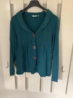Vestje - maat 48 - kleur petrol, Ophalen of Verzenden, Gedragen, Maat 46/48 (XL) of groter