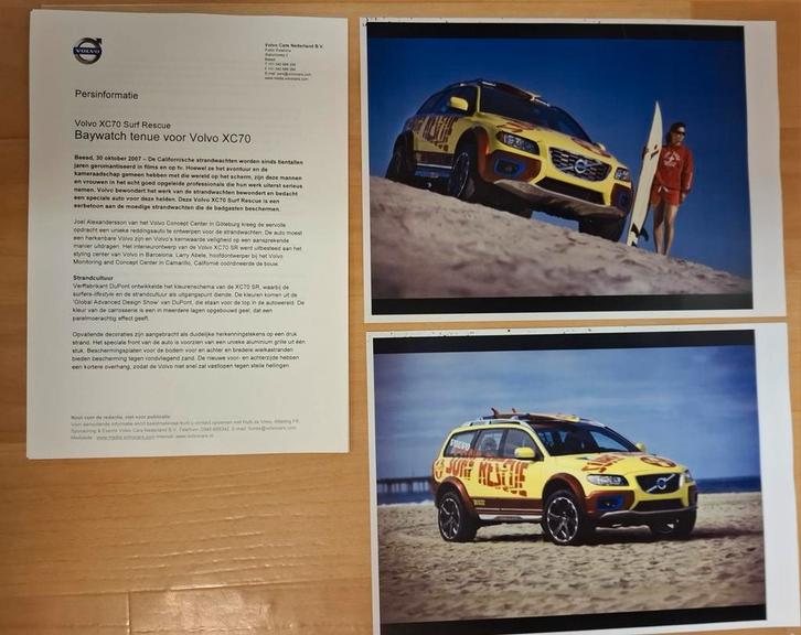 Volvo V 70 XC o.a.Baywatch. 13 Items.  € 20,--, Boeken, Auto's | Folders en Tijdschriften, Zo goed als nieuw, Volvo, Ophalen of Verzenden