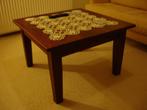 Massieve salontafel in perfecte staat, mahoniekleurig!, Ophalen, 50 tot 100 cm, 50 tot 75 cm, Rustiek