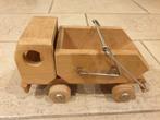 Handgemaakte houten kiepauto vintage.
Met echte schroeven, Ophalen of Verzenden, Gebruikt