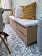 Houten eettafel bank, Huis en Inrichting, Ophalen, Minder dan 75 cm, 150 tot 200 cm, Driepersoons