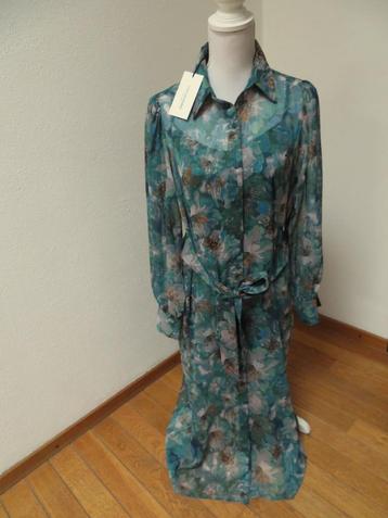 X39 FOREVERYOUNG nieuwe jurk blauw groen M 38/40	 beschikbaar voor biedingen