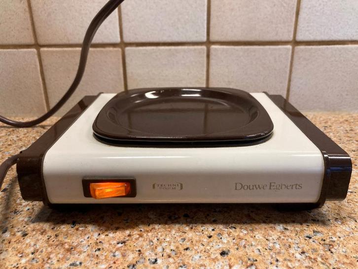 Retro Douwe Egberts Moccamaster Technivorm warmhoudplaatje, Huis en Inrichting, Keuken | Keukenbenodigdheden, Gebruikt, Ophalen of Verzenden